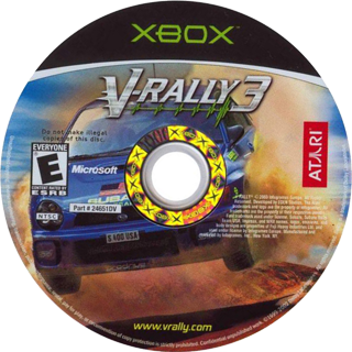 V-Rally 3 (USA) Game Disc